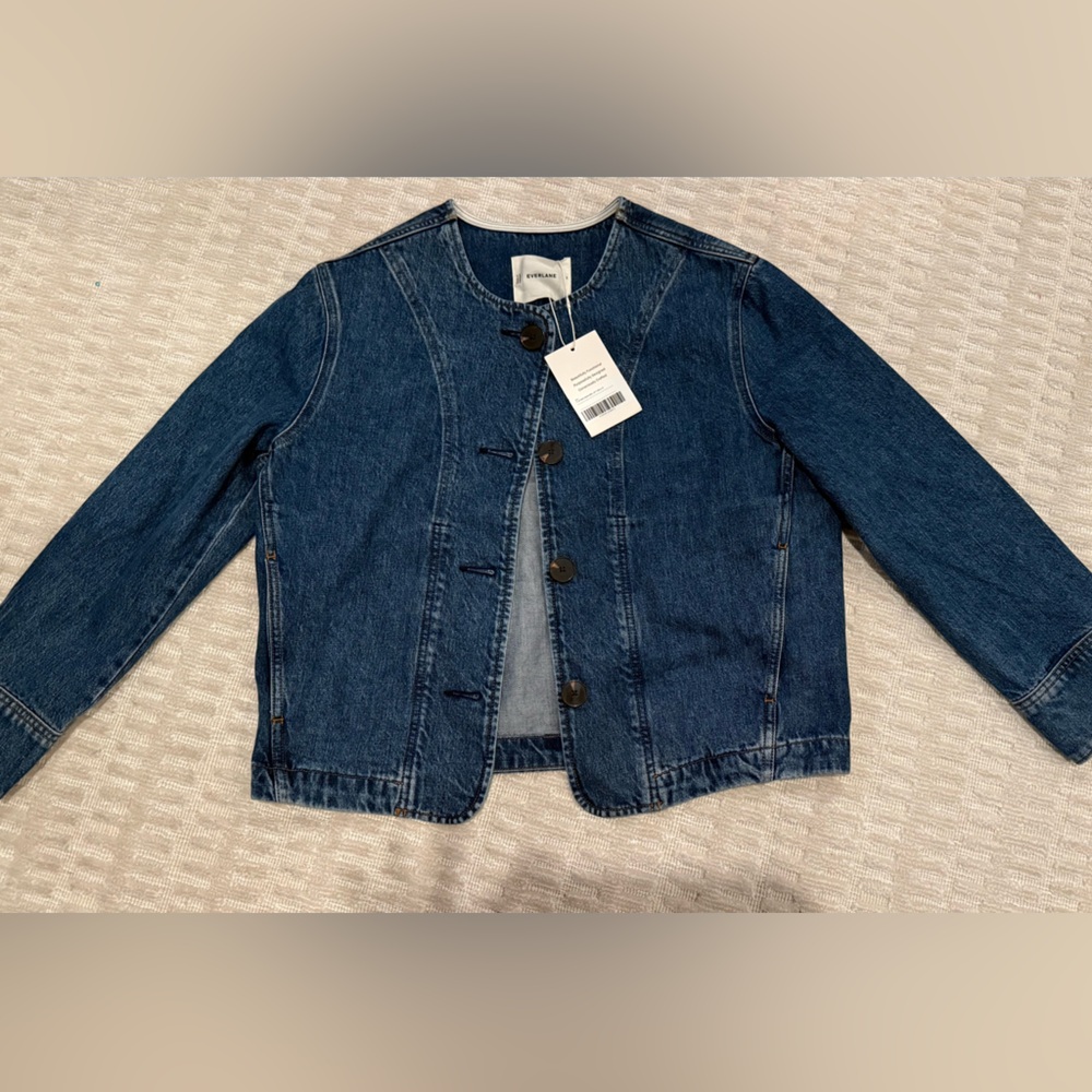 Everlane Women's Dark Blue Denim Jacket